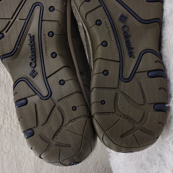 Columbia Watusi Grey Fabric Toggle Upper Round Toe Slip On Water Training Shoe - Picture 9 of 16